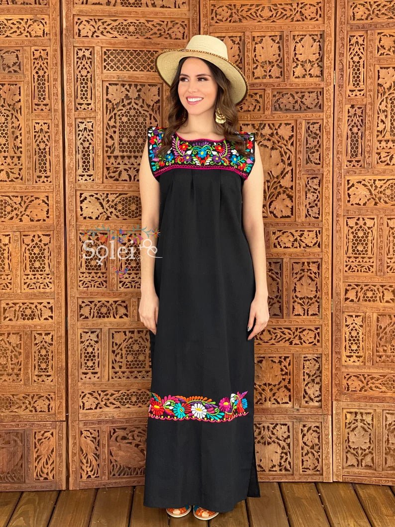 Maxi Tehuacan Dress - Solei Store