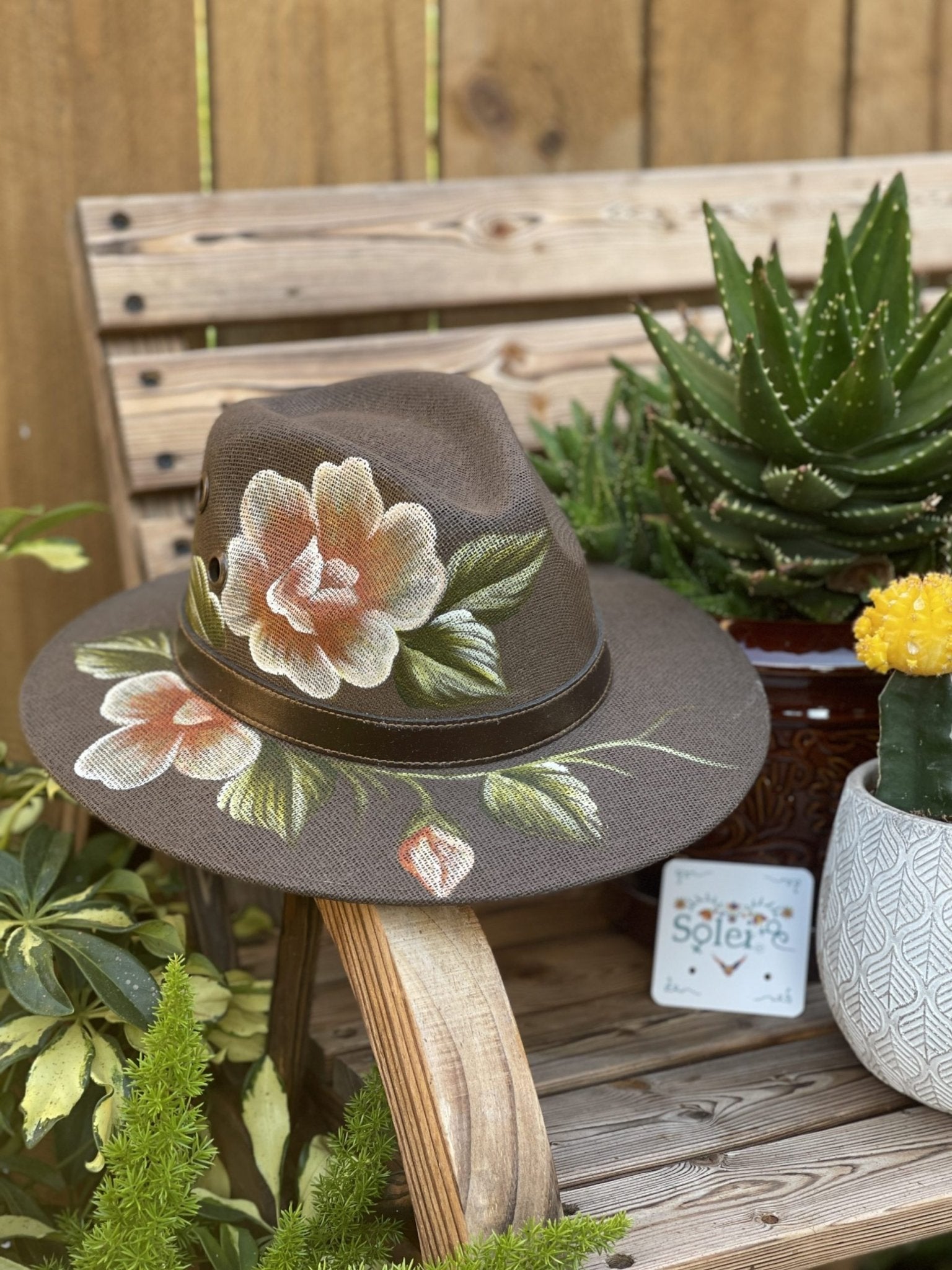 Mexican Artisanal Hand Painted Hat - Solei Store