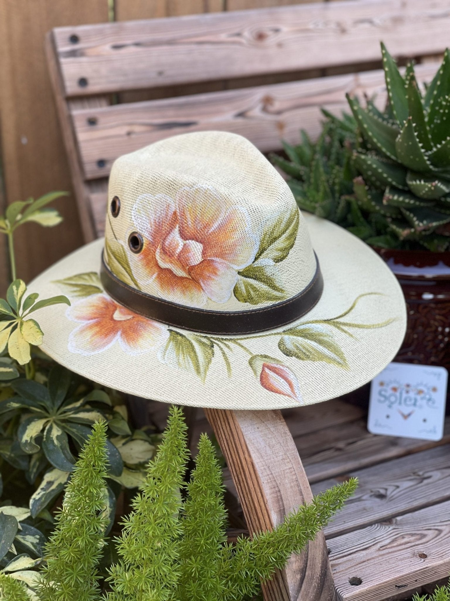 Mexican Artisanal Hand Painted Hat - Solei Store