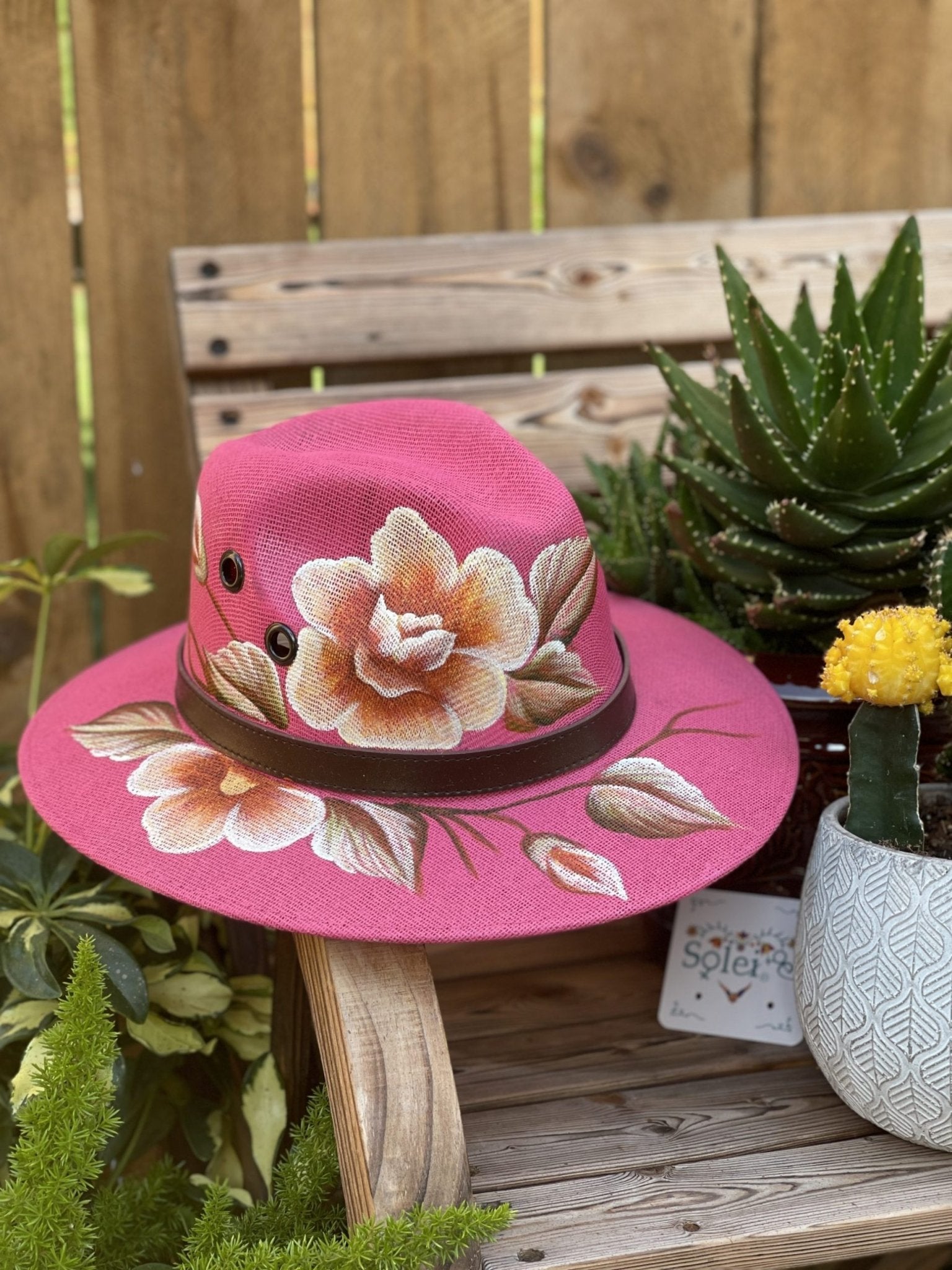 Mexican Artisanal Hand Painted Hat - Solei Store