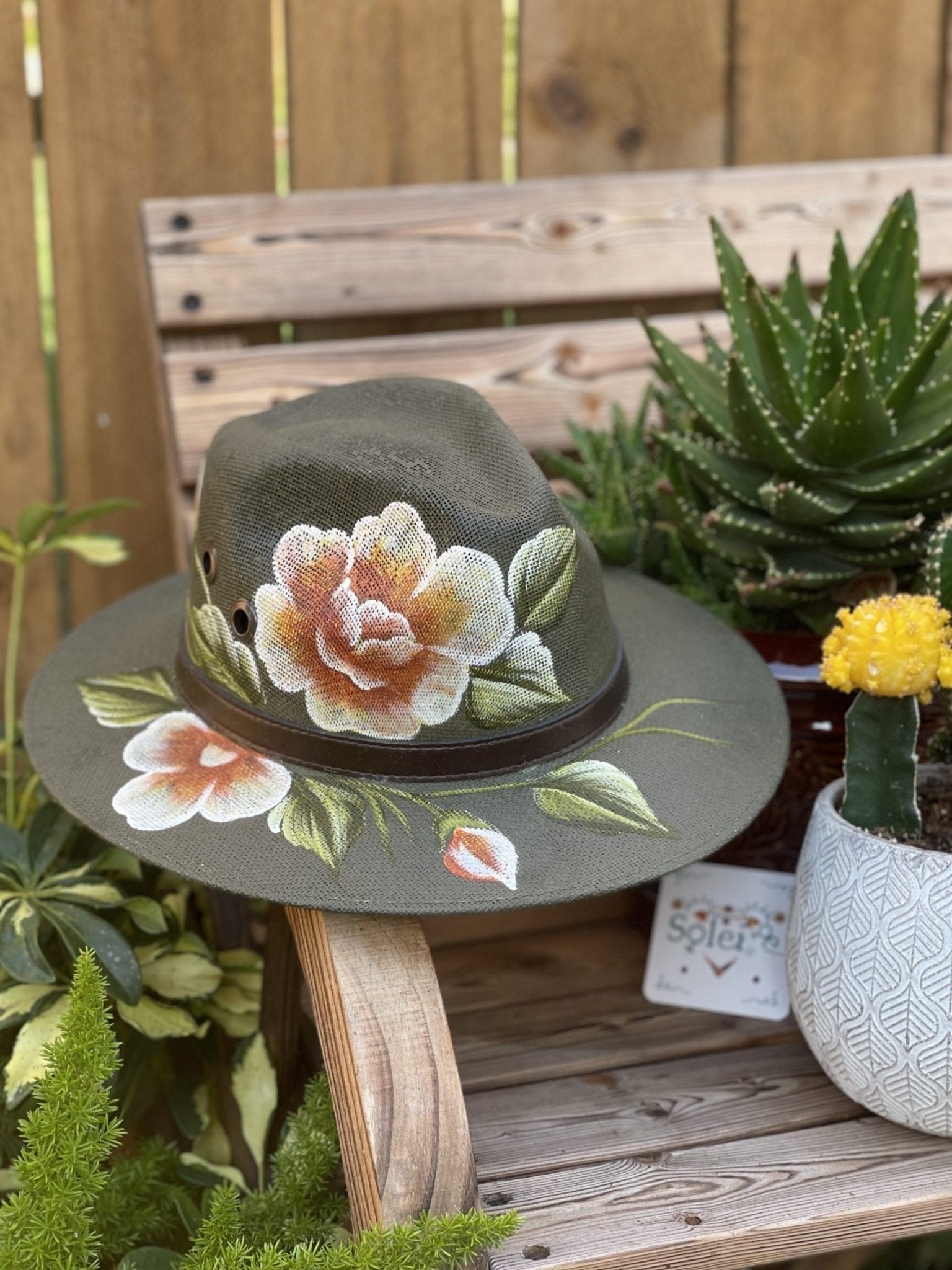 Mexican Artisanal Hand Painted Hat - Solei Store