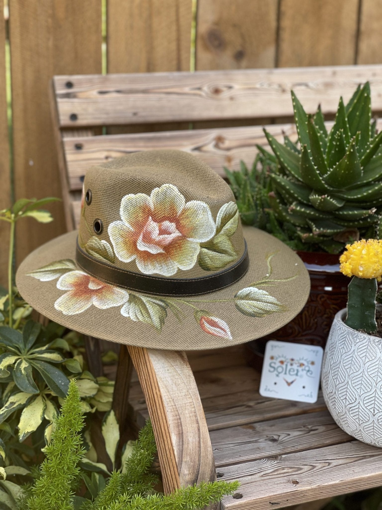 Mexican Artisanal Hand Painted Hat - Solei Store