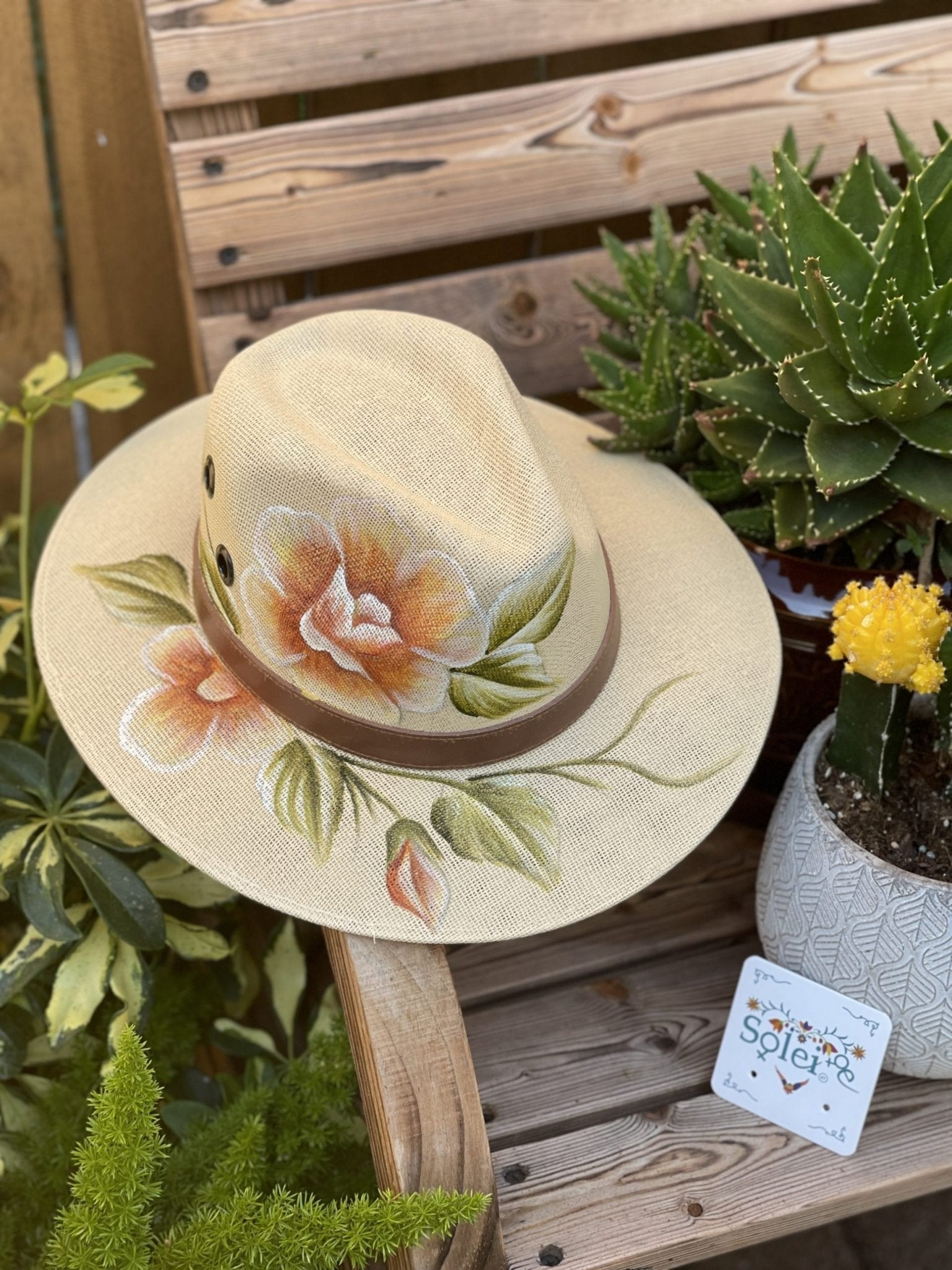 Mexican Artisanal Hand Painted Hat - Solei Store