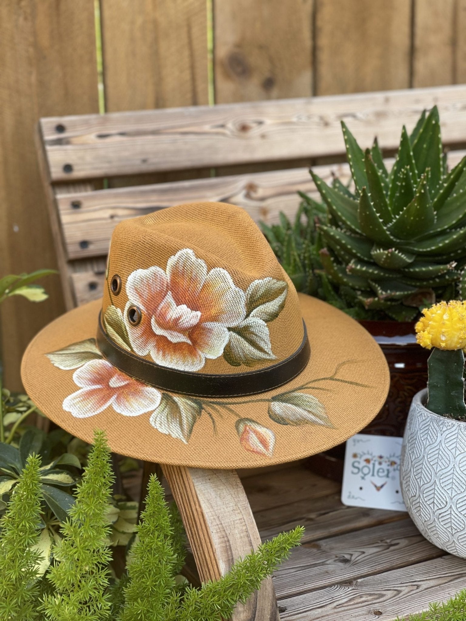 Mexican Artisanal Hand Painted Hat - Solei Store