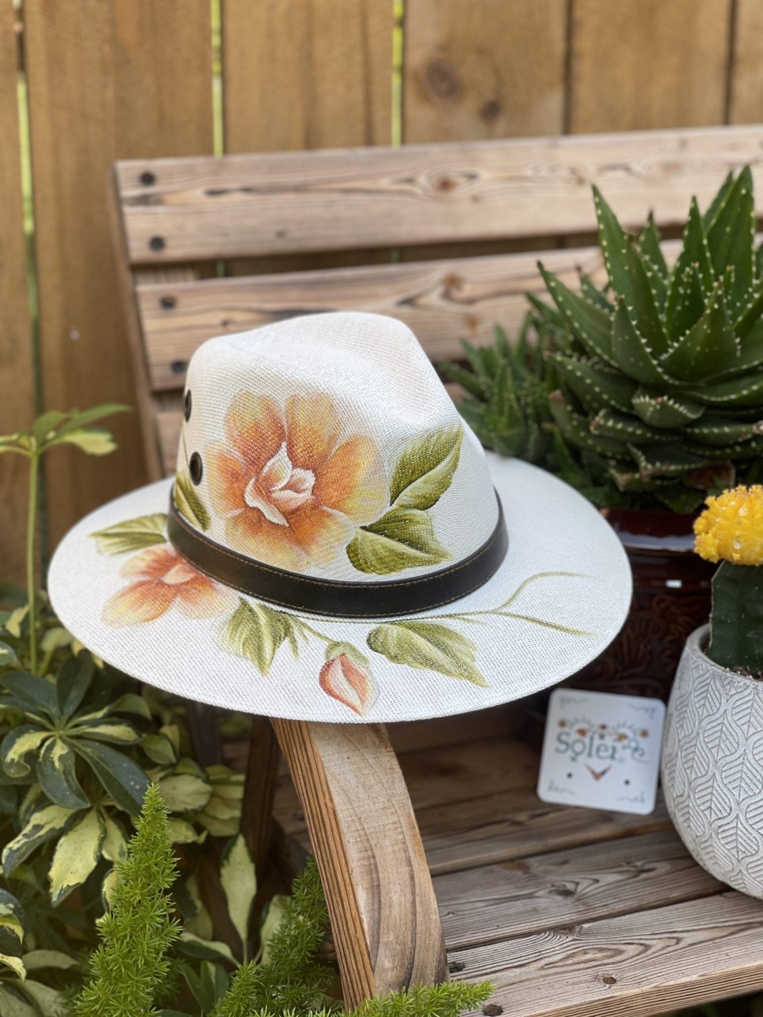 Mexican Artisanal Hand Painted Hat - Solei Store