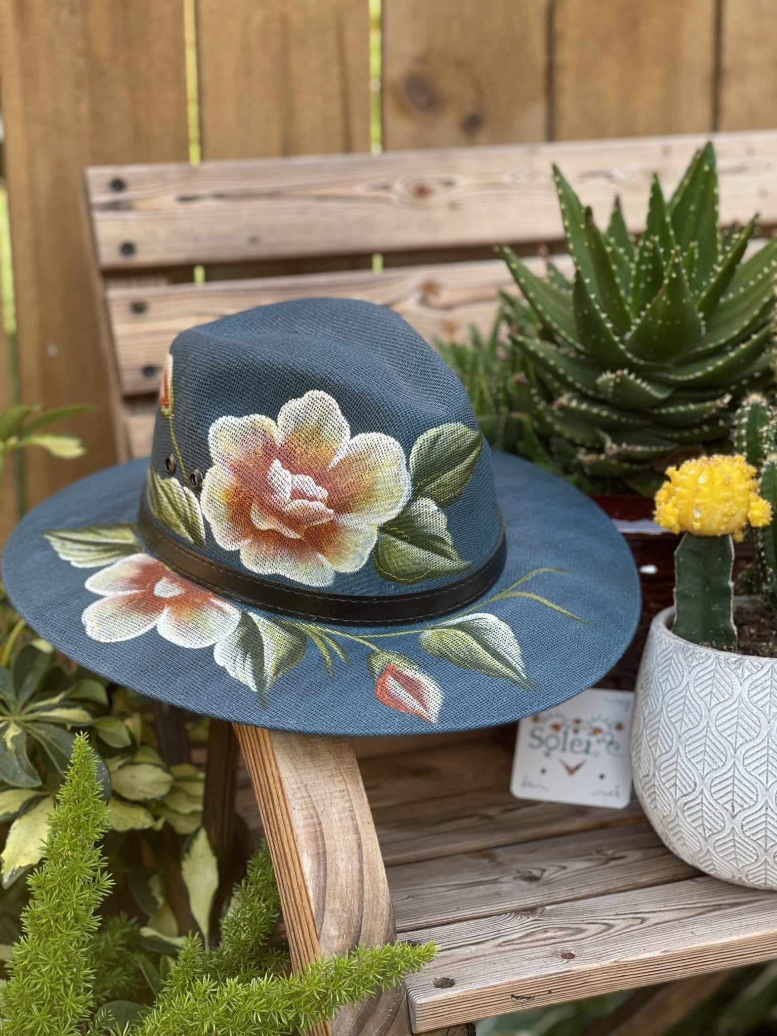 Mexican Artisanal Hand Painted Hat - Solei Store