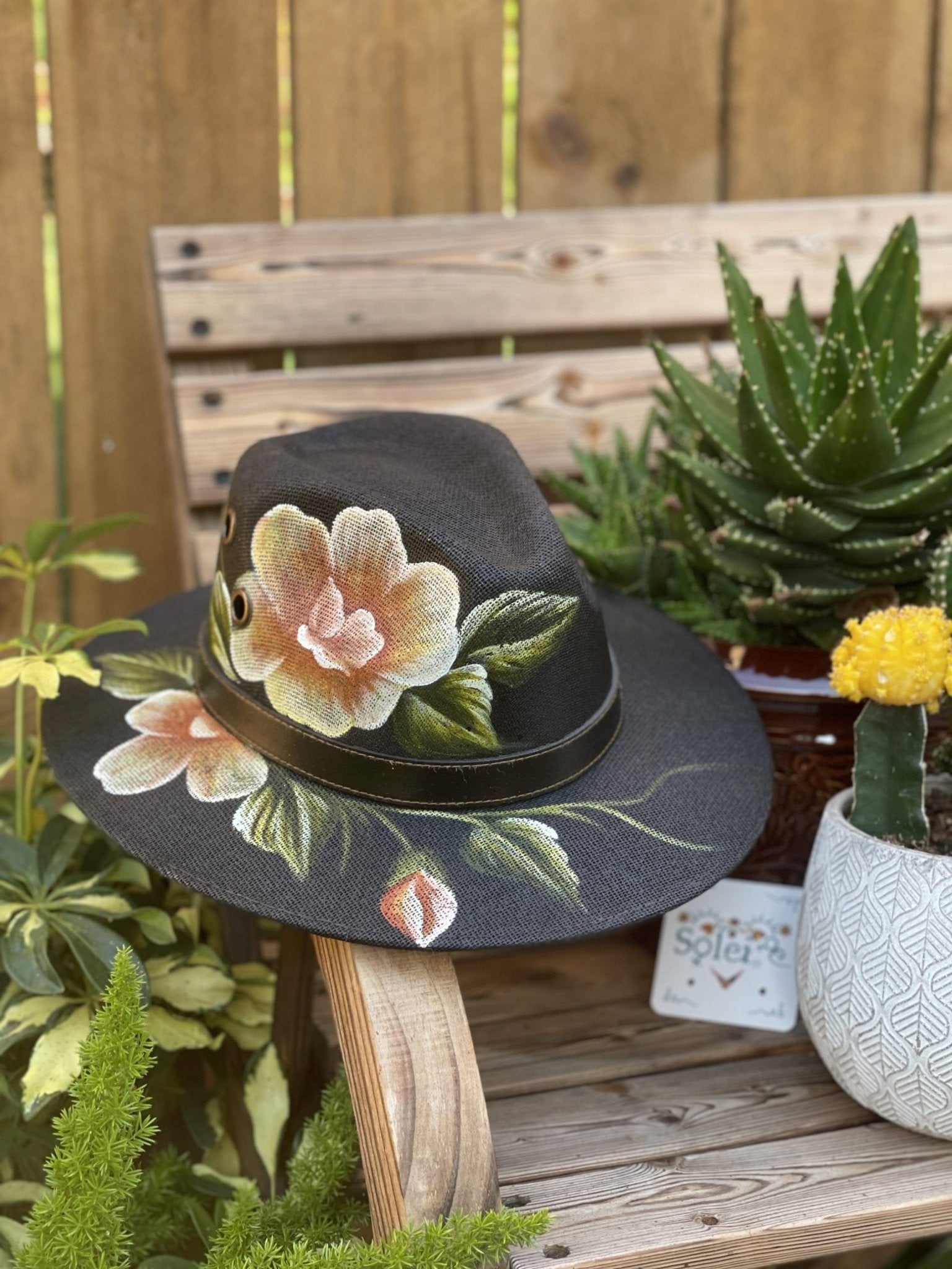 Mexican Artisanal Hand Painted Hat - Solei Store