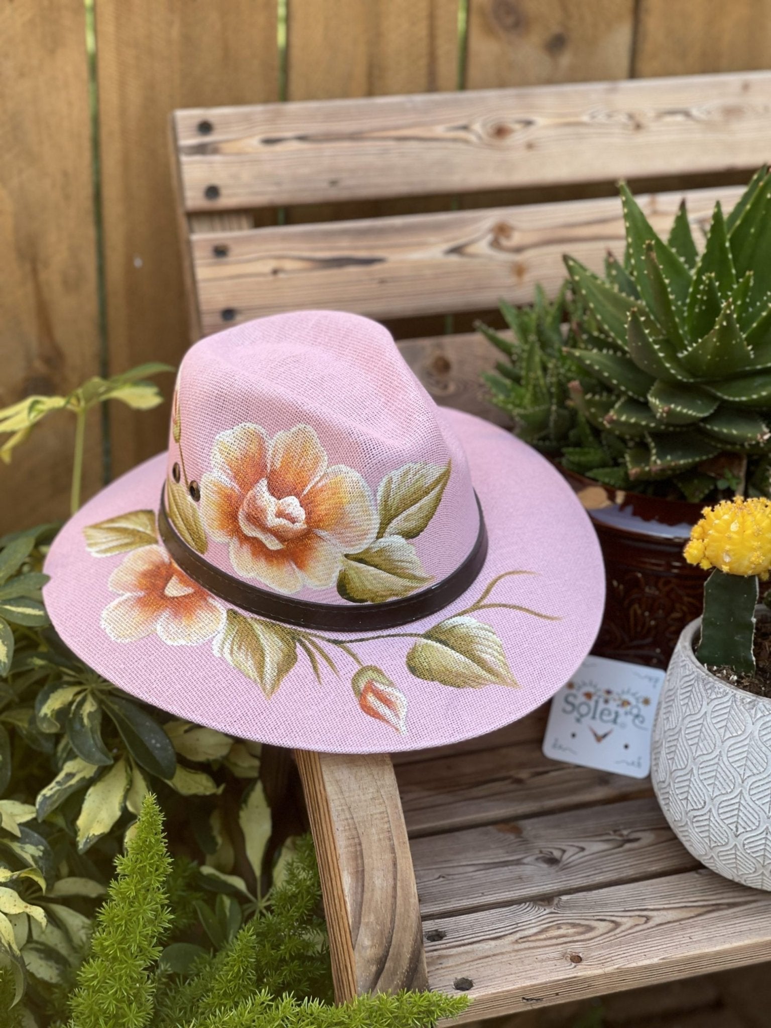 Mexican Artisanal Hand Painted Hat - Solei Store