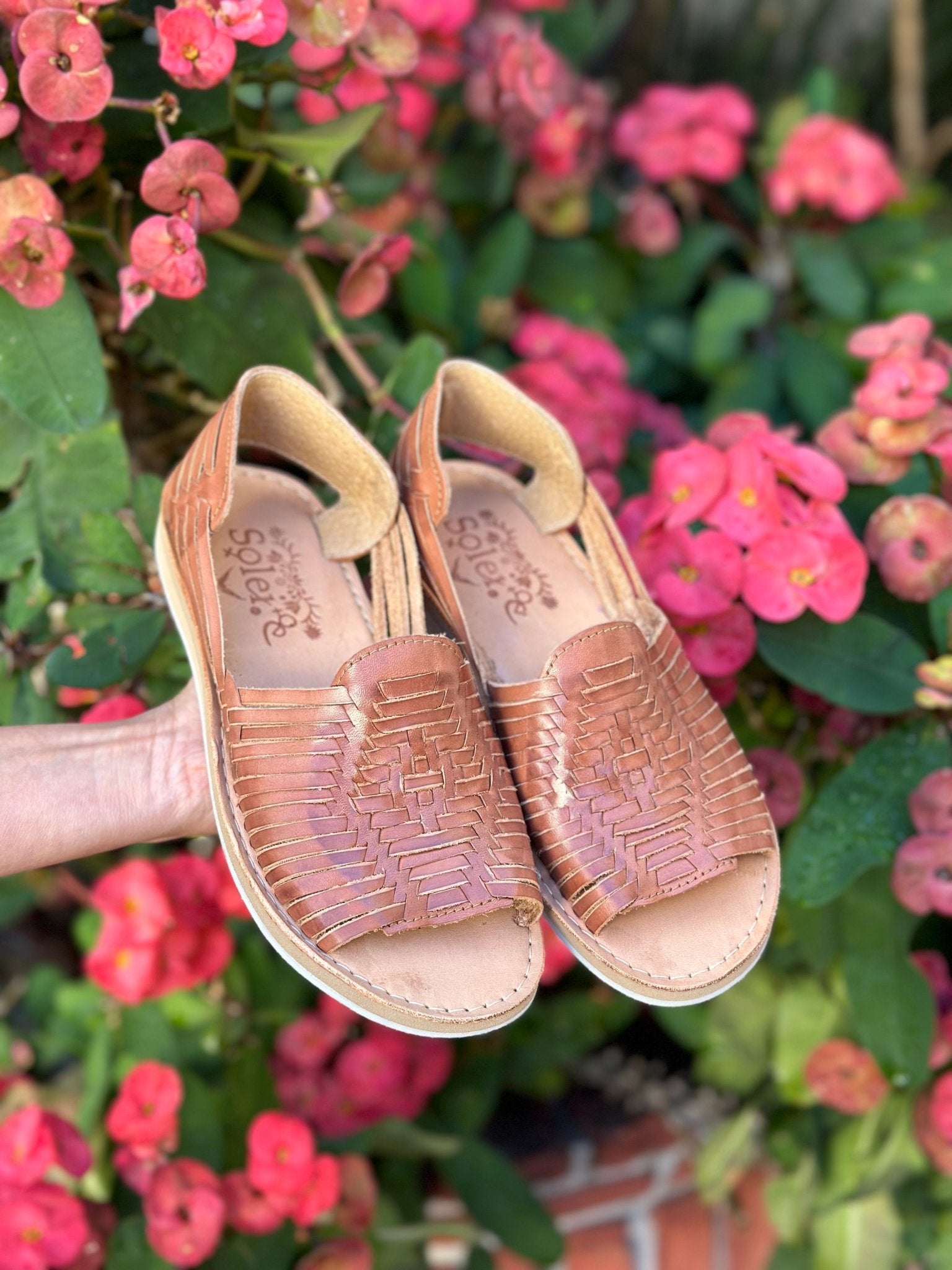 Mexican Artisanal Leather Sandals. Huarache Panchito - Solei Store