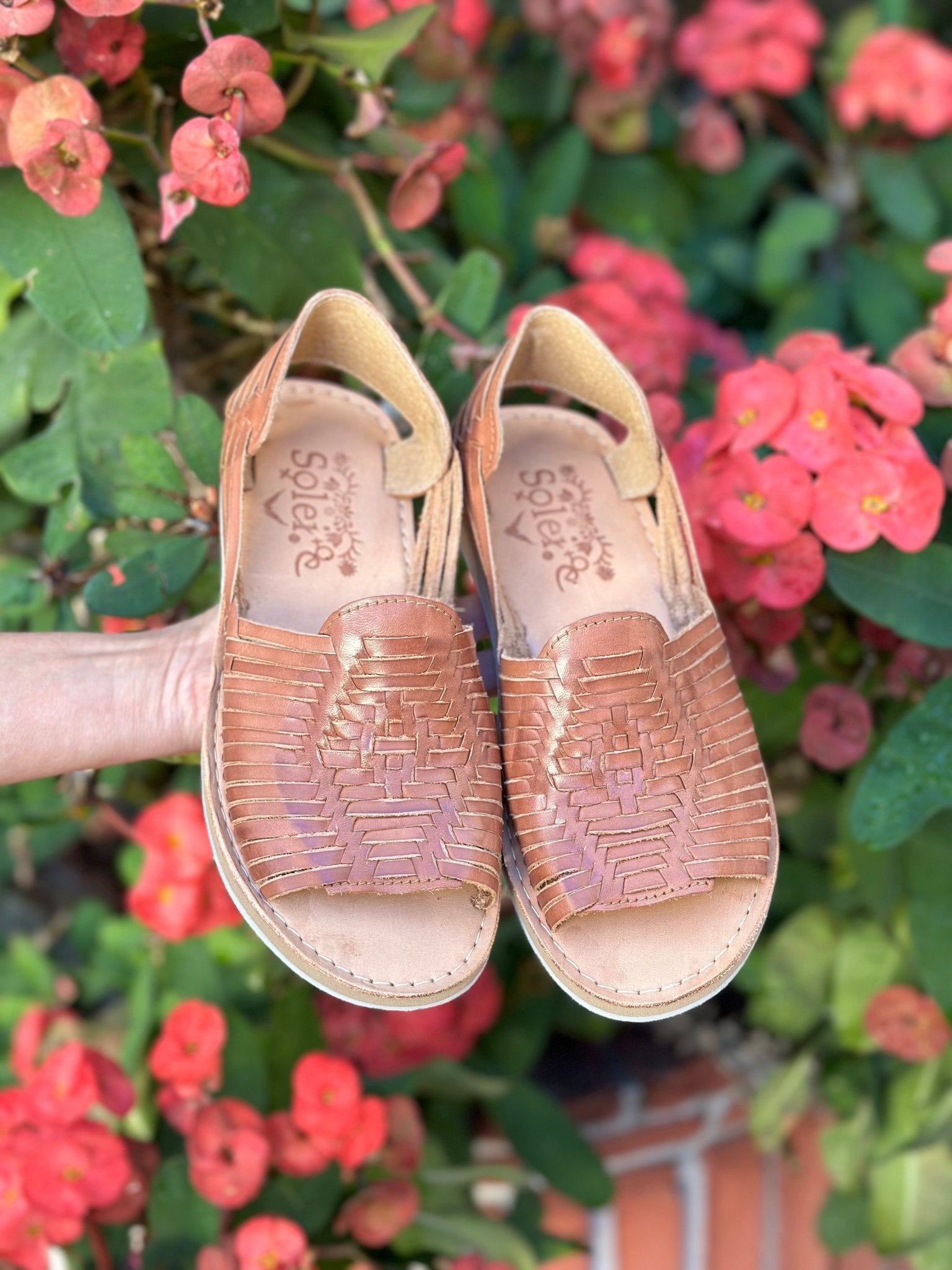 Mexican Artisanal Leather Sandals. Huarache Panchito - Solei Store