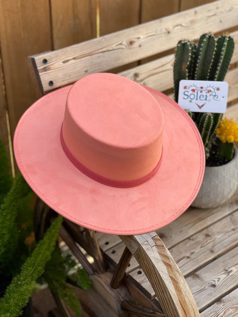 Mexican Artisanal Suede Hat. Sombrero Cordobes - Solei Store
