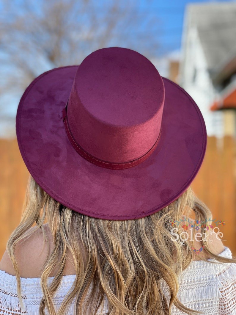 Mexican Suede Hat. Artisanal Hat. Cordobes Style Hat fashion For Women. Fedora Hat. Elegant Mexican Hat.