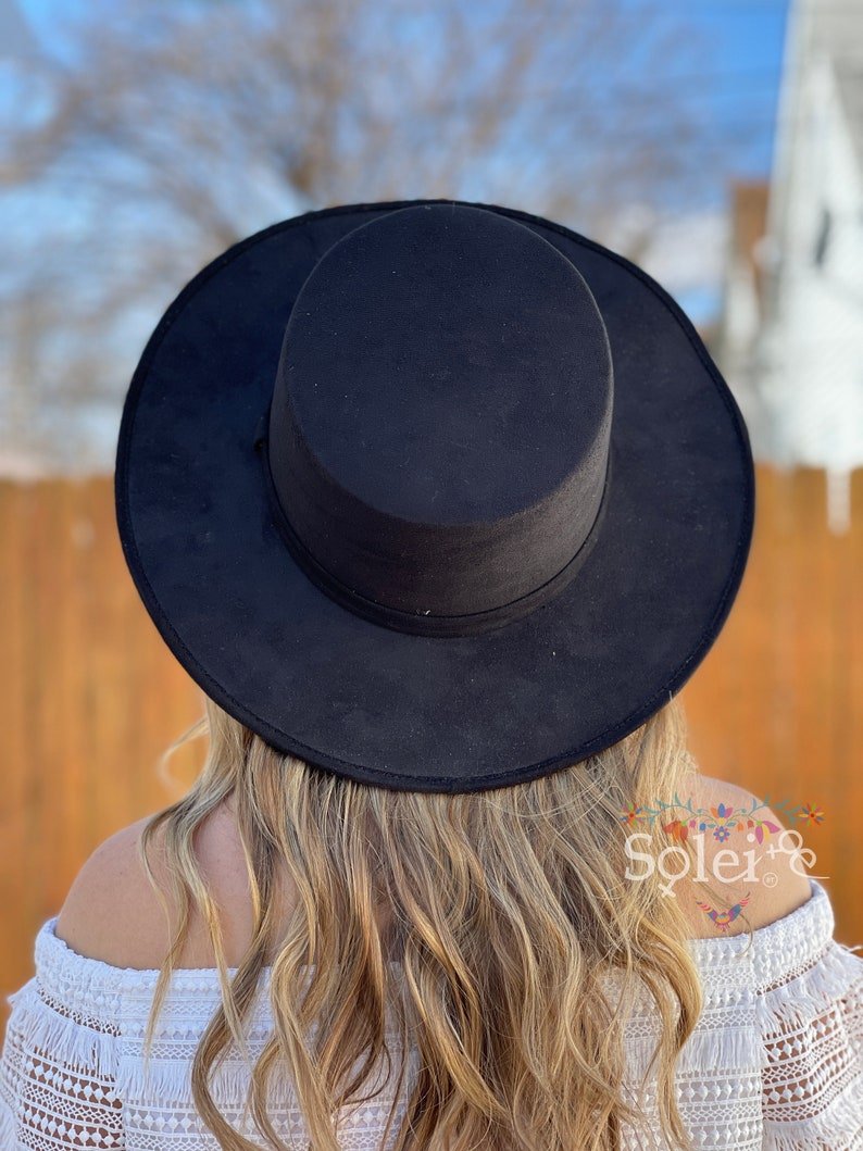 Black buy Suede sombrero