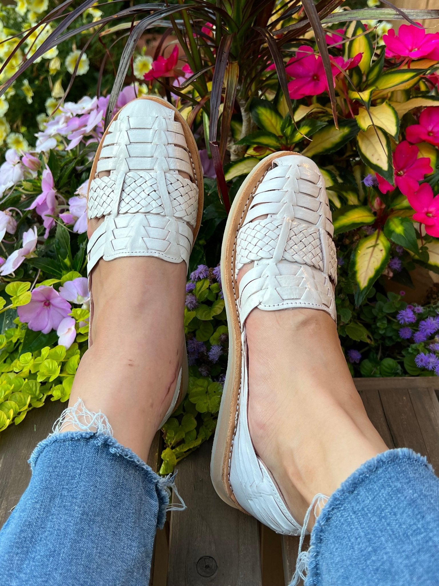 Mexican Braided Leather Huaraches. Huarache Miroslava - Solei Store