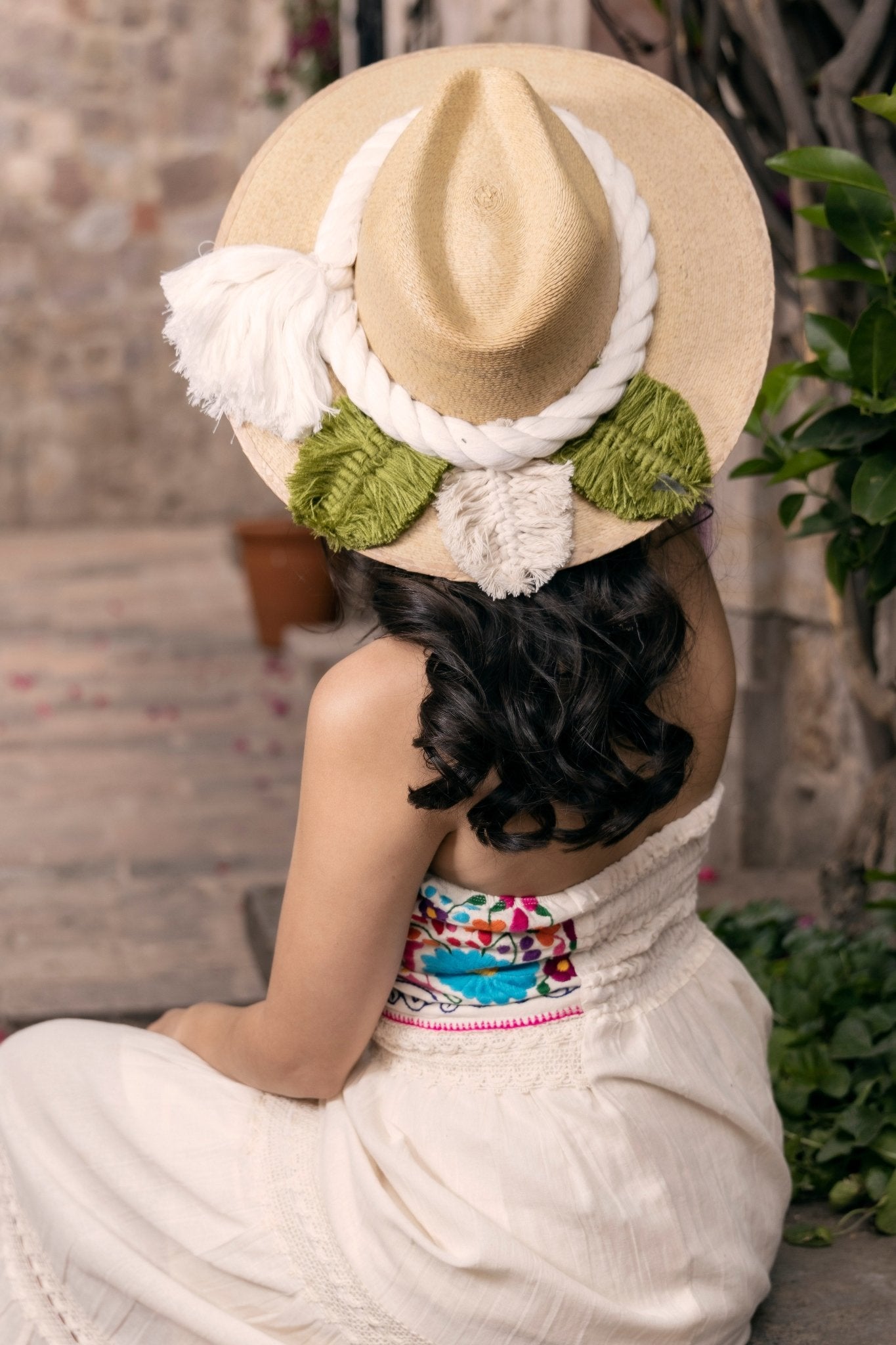 Mexican Elegant Palm Hat. Sombrero Amaia. - Solei Store