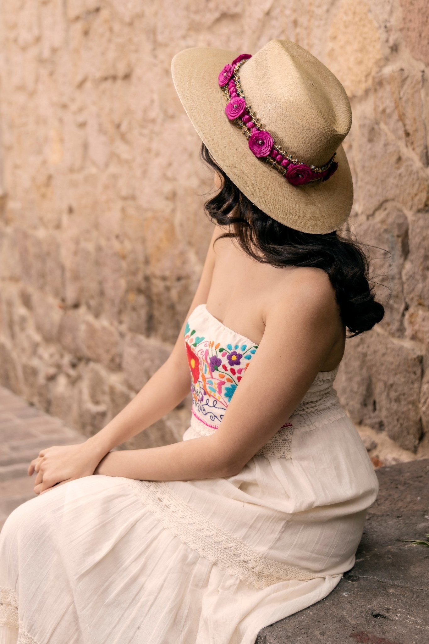 Mexican Elegant Palm Hat. Sombrero Judith - Solei Store