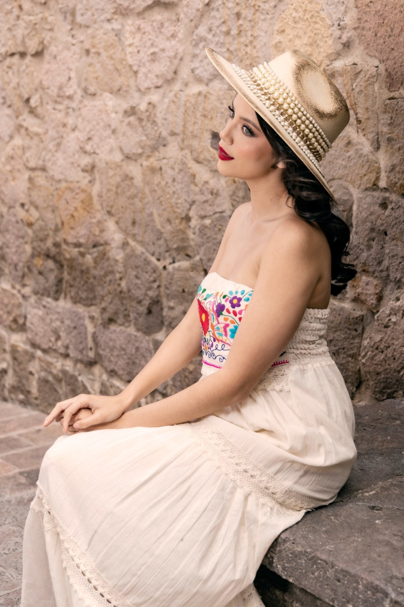 Mexican Elegant Palm Hat. Sombrero Miriam. - Solei Store