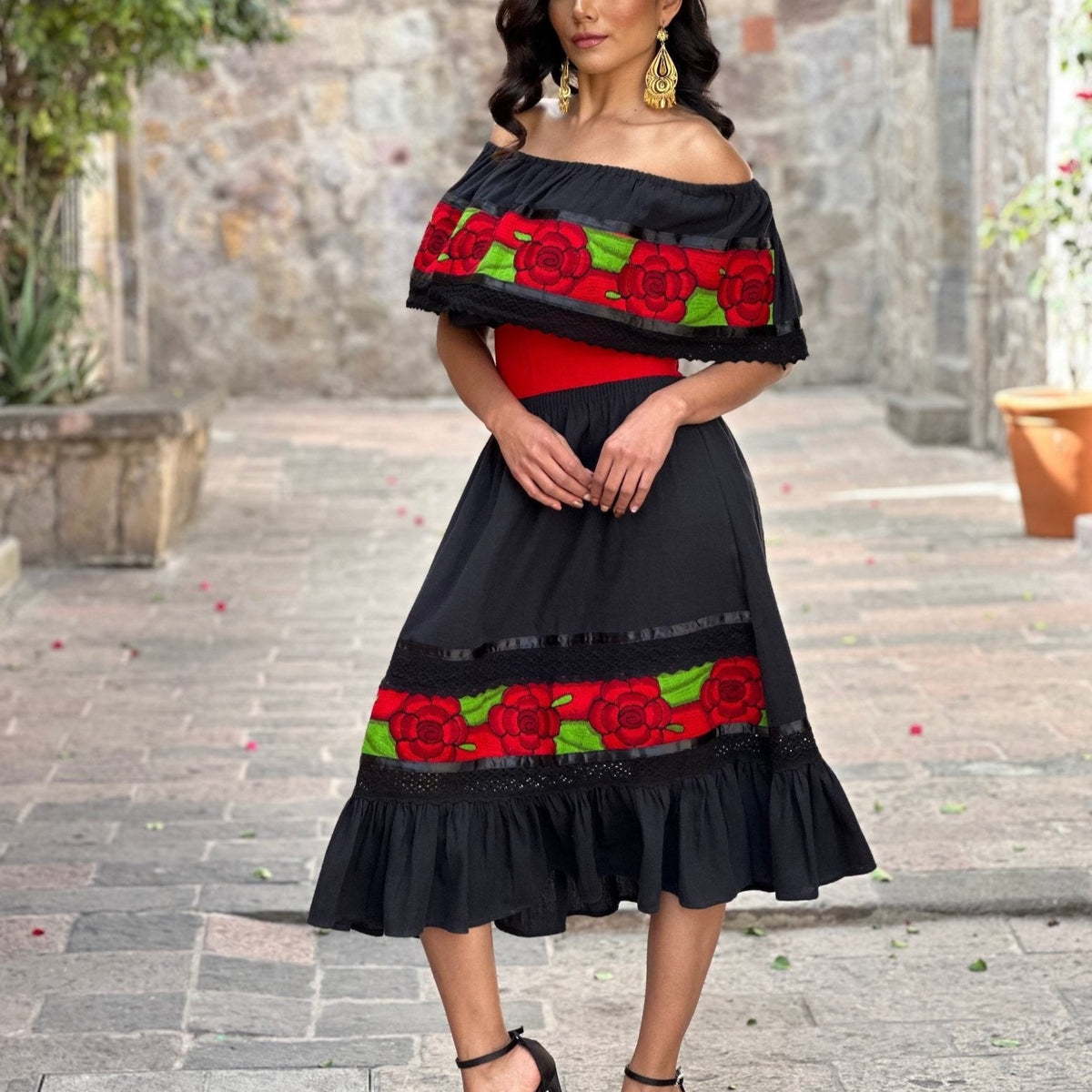 Camila Red Floral Dress Camila Red Floral Dress