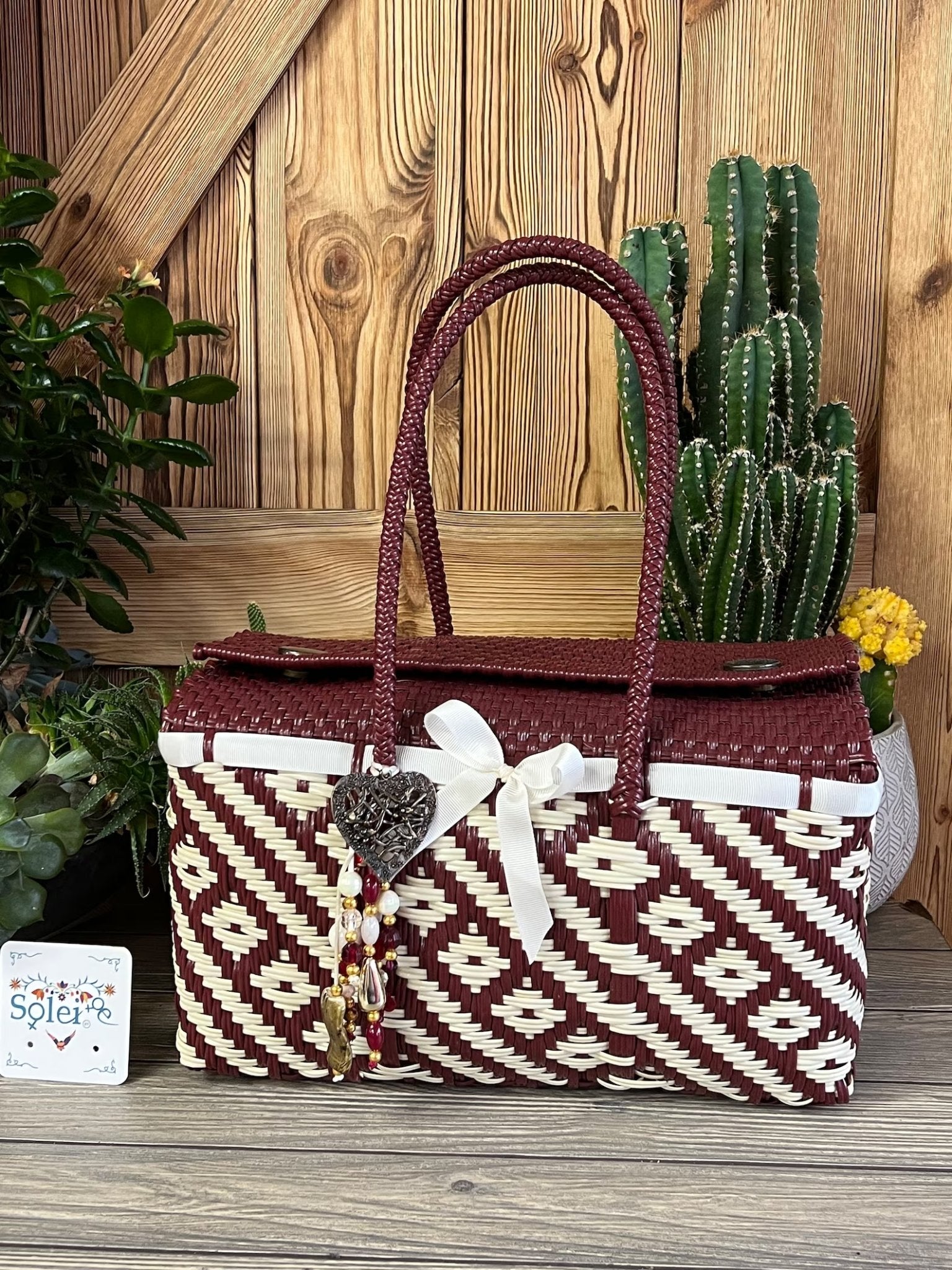 Mexican Large Tote Bag. Bolso Lonchera - Solei Store