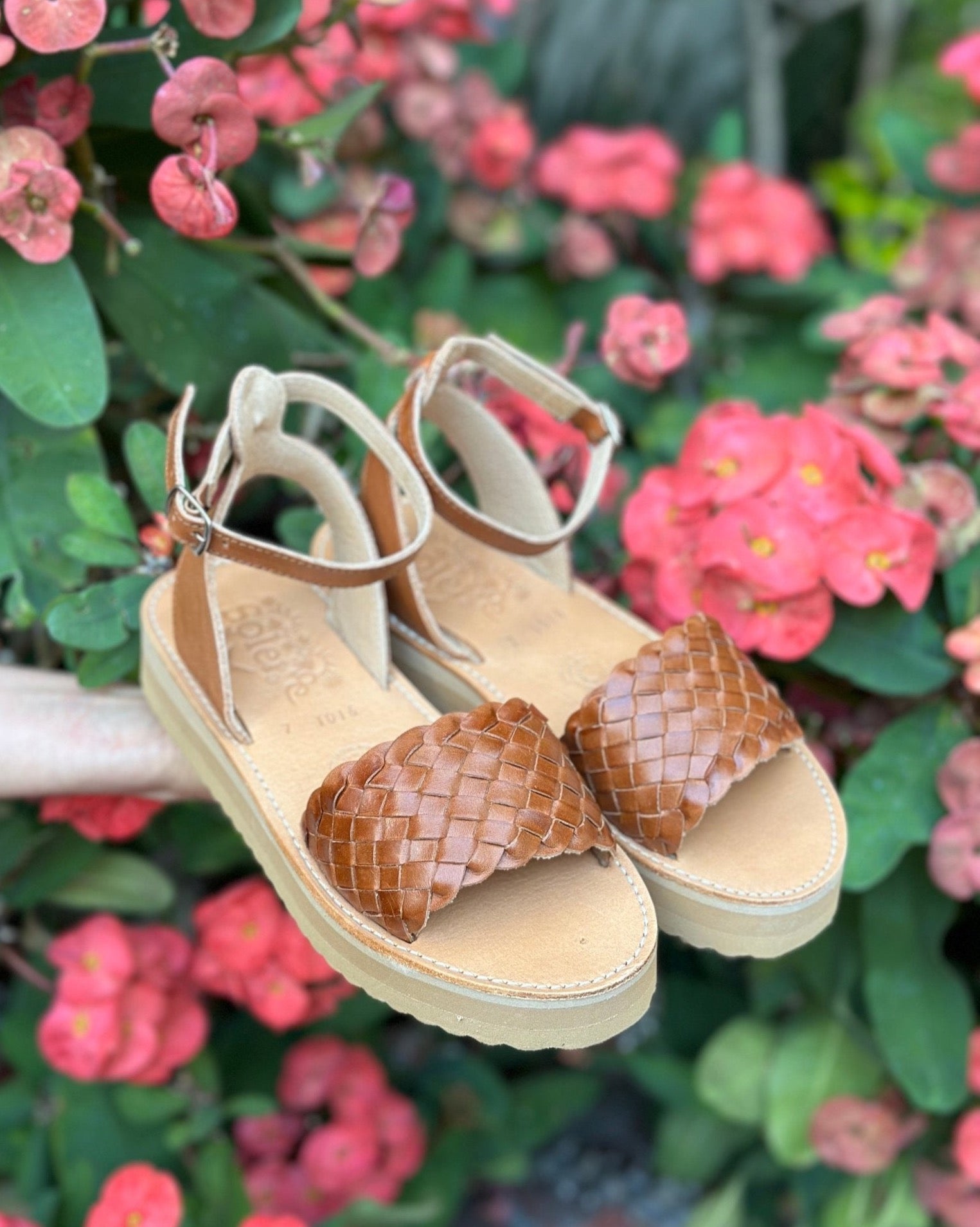 Mexican Leather Platform Sandals. Huarache Vianey - Solei Store