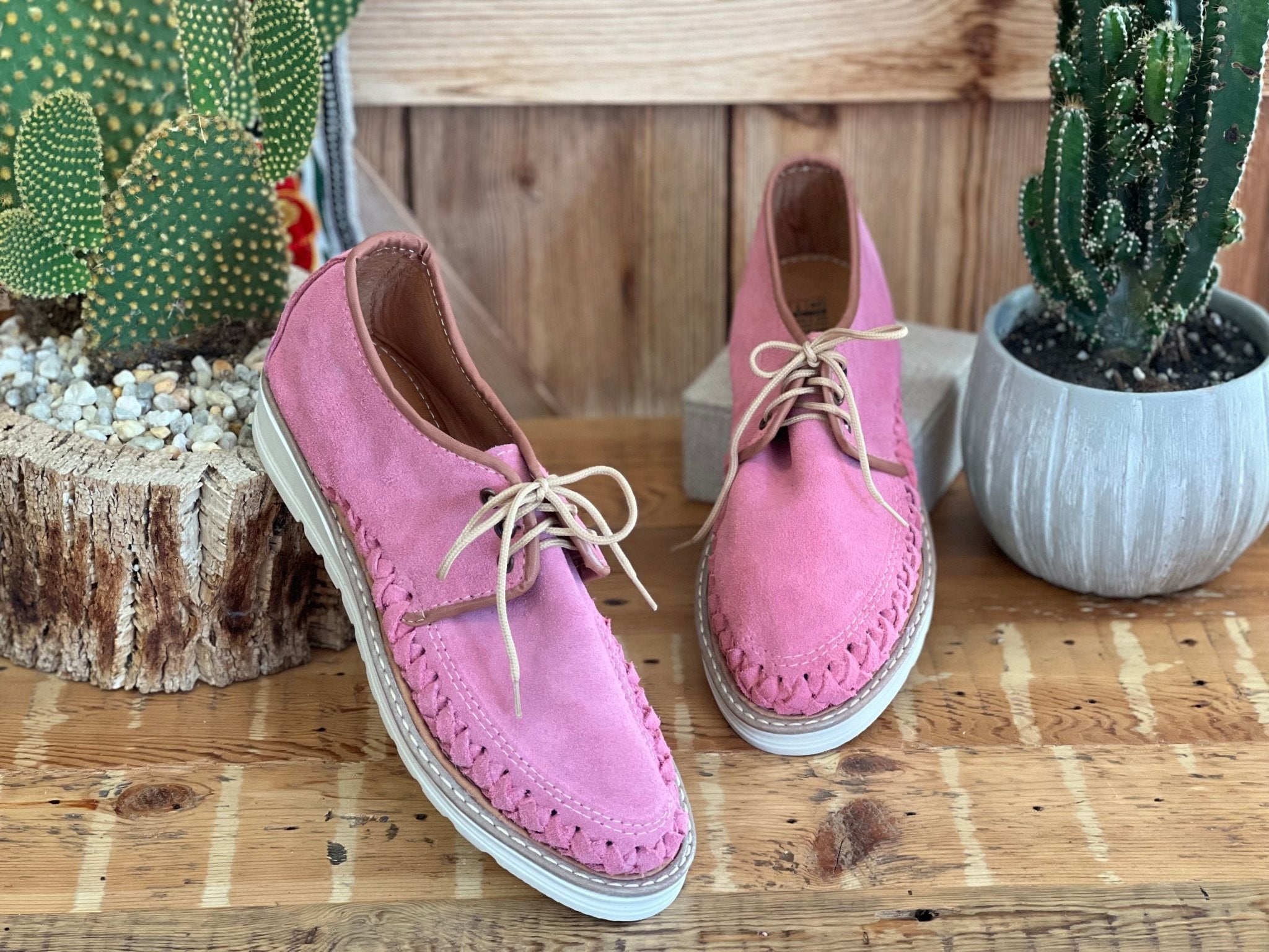 Mexican Suede Shoes. Ofelia Shoes. - Solei Store