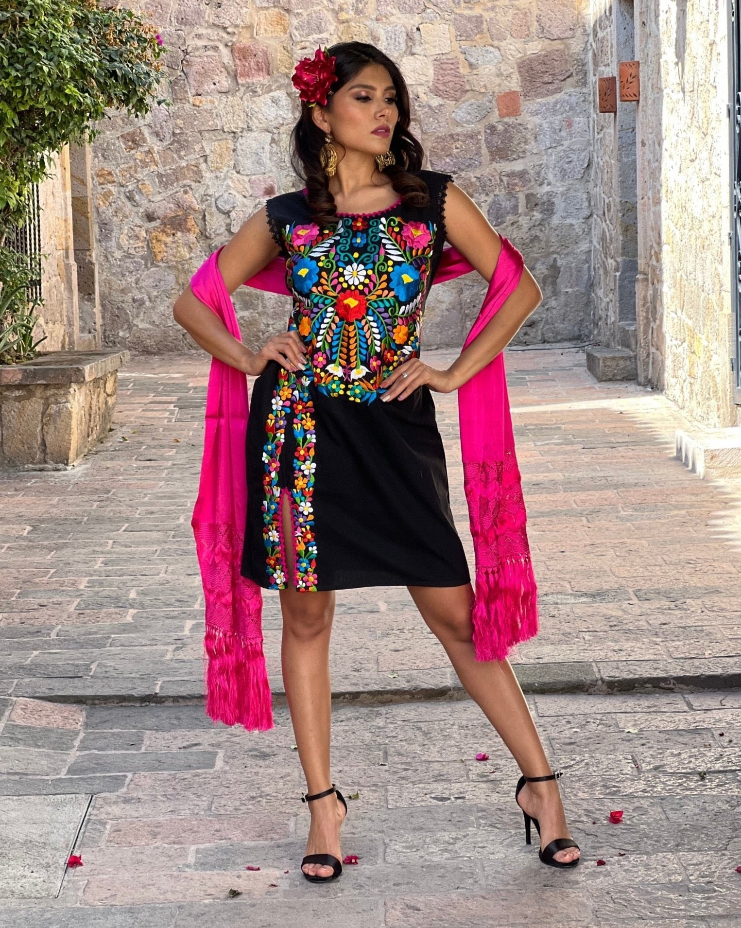 Mexican Traditional Dress. Short Julia Dress - Solei Store