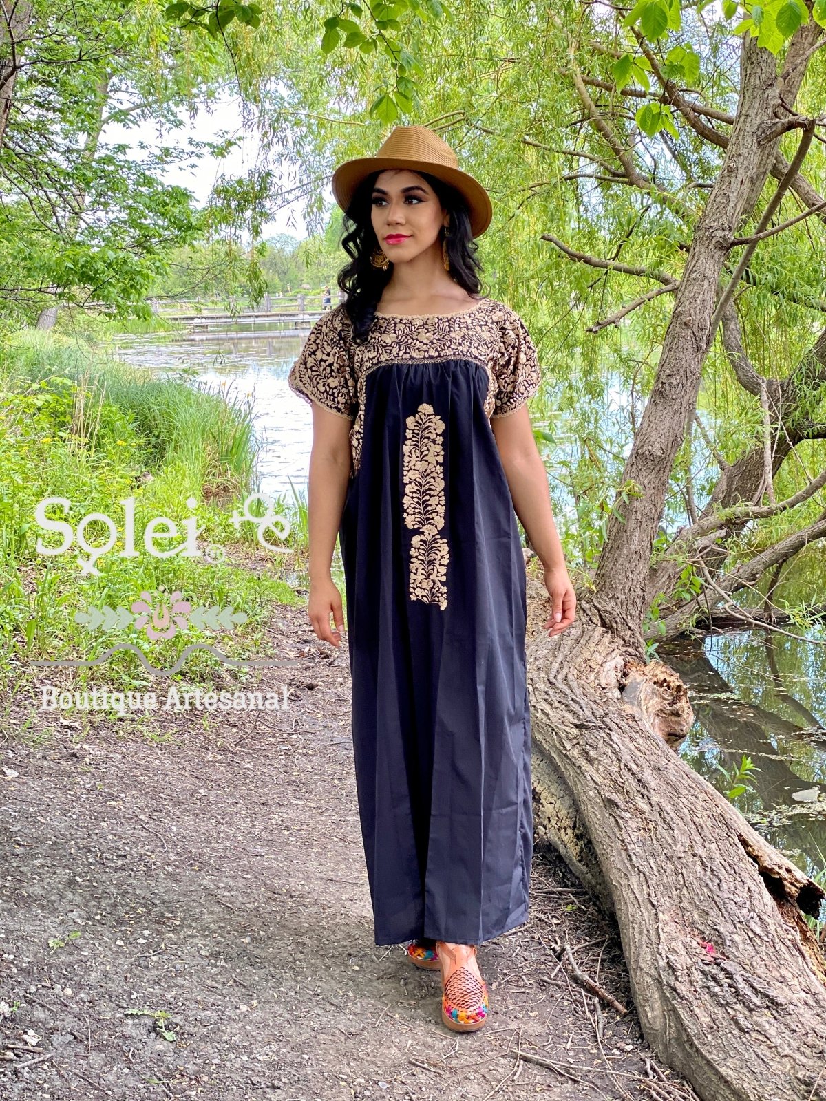 San Antonino Golden Dress - Solei Store