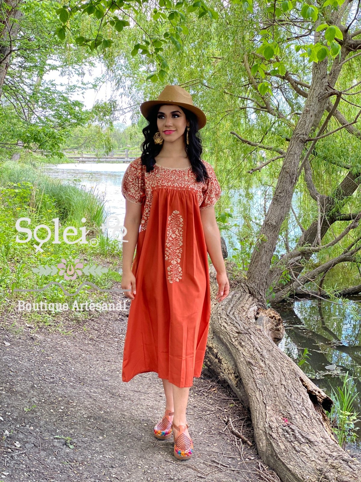 San Antonino Golden Dress - Solei Store