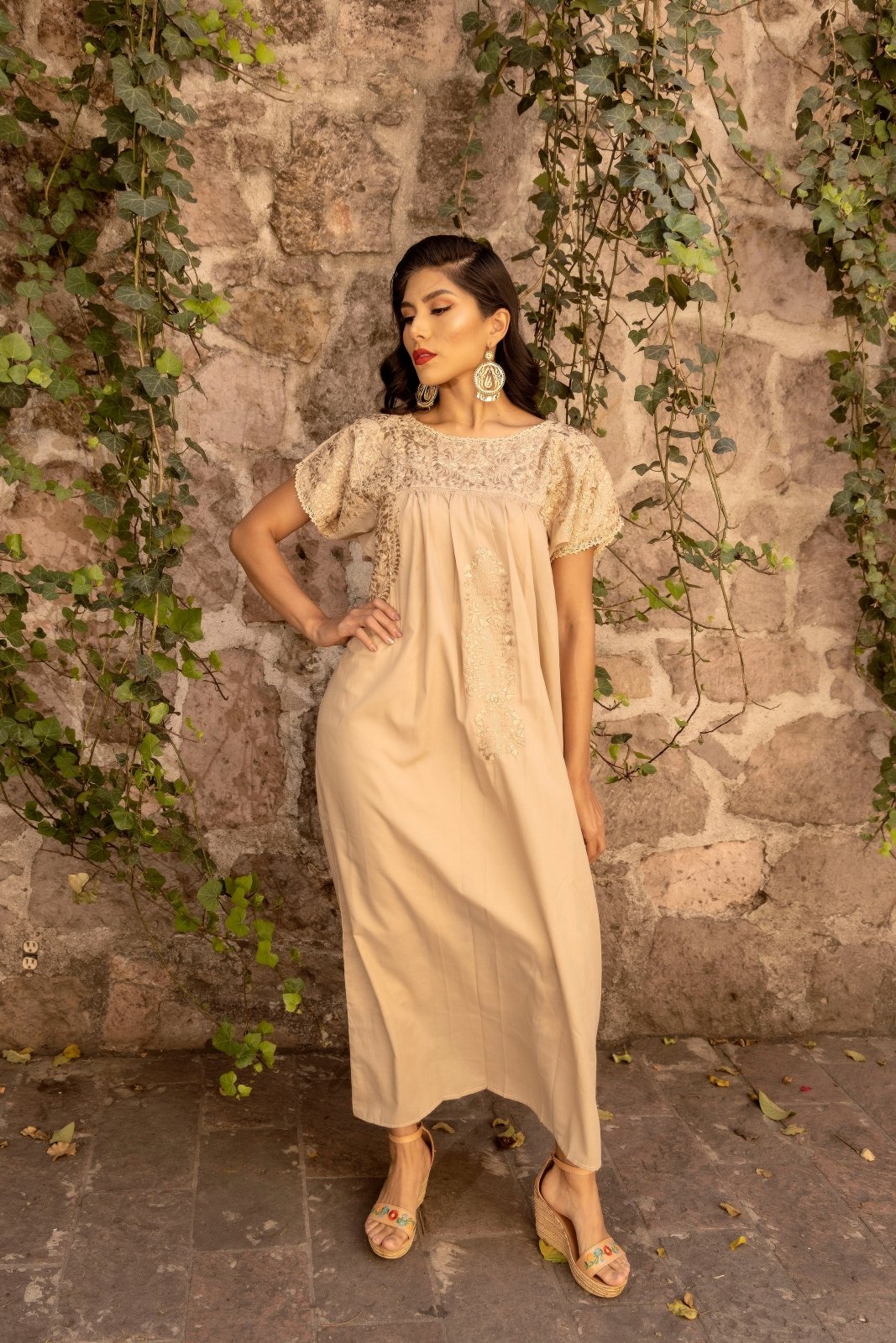 San Antonino Golden Dress - Solei Store