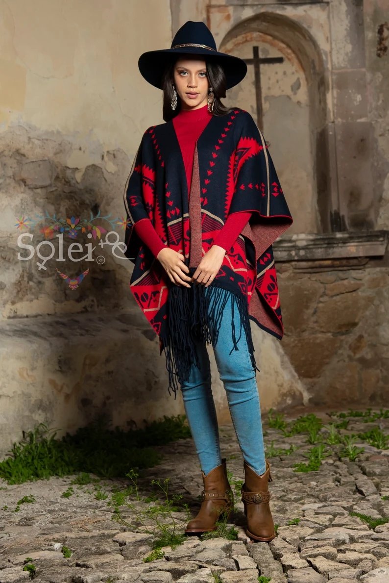 Traditional Mexican Cape. Capa Esther - Solei Store