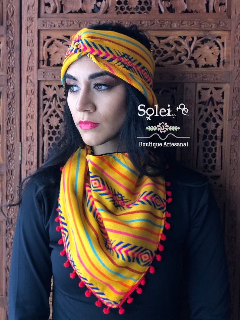 Turban Headband and Matching Scarf - Solei Store