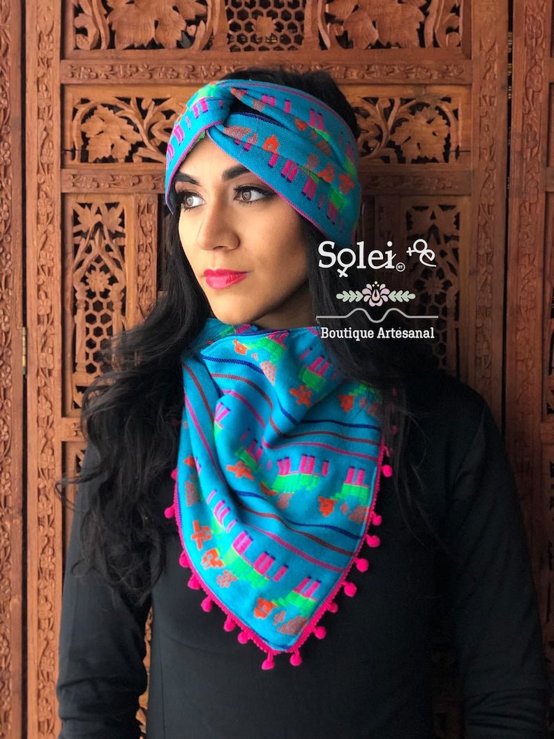 Turban Headband and Matching Scarf - Solei Store