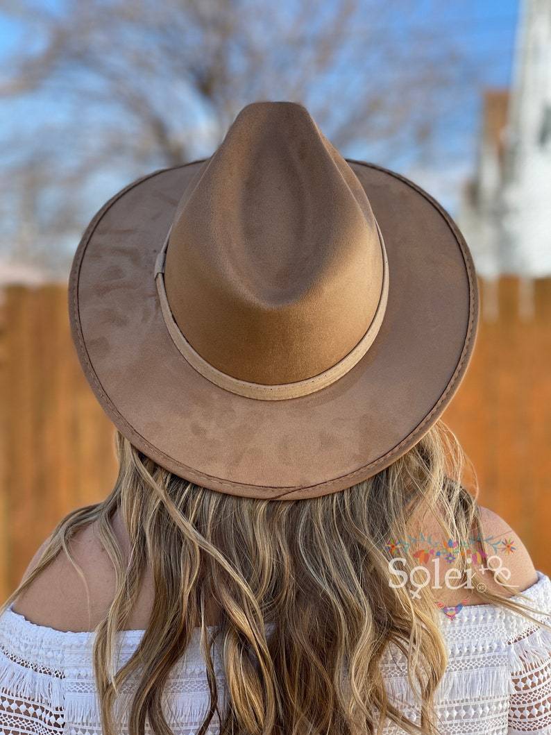 Women's Artisanal Mexican Suede Hat. Sombrero Explorer - Solei Store