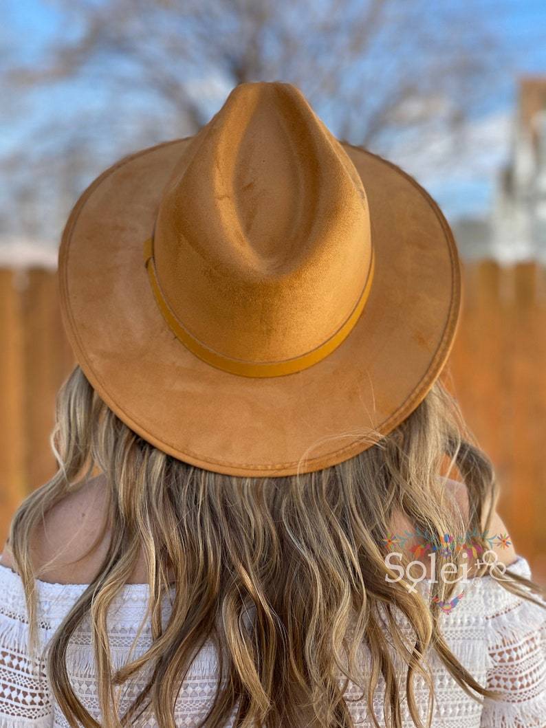 Women's Artisanal Mexican Suede Hat. Sombrero Explorer - Solei Store